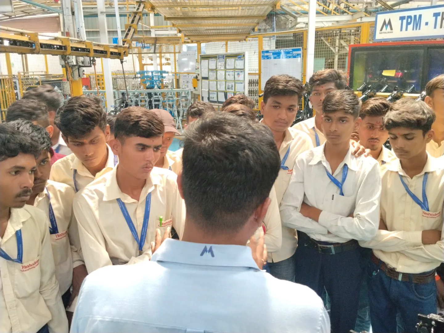 ITI Students Visit Metalman Pvt. Ltd. for Industrial Exposure